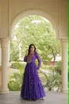 Ka 1276 Georgette Bandhani Print Navratri Gown Collections